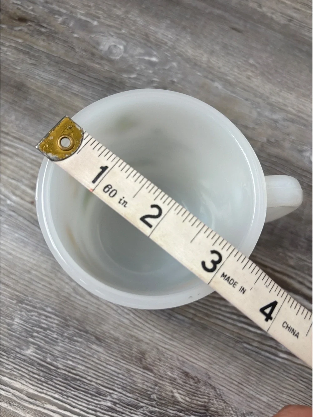 Glasbake vintage milk